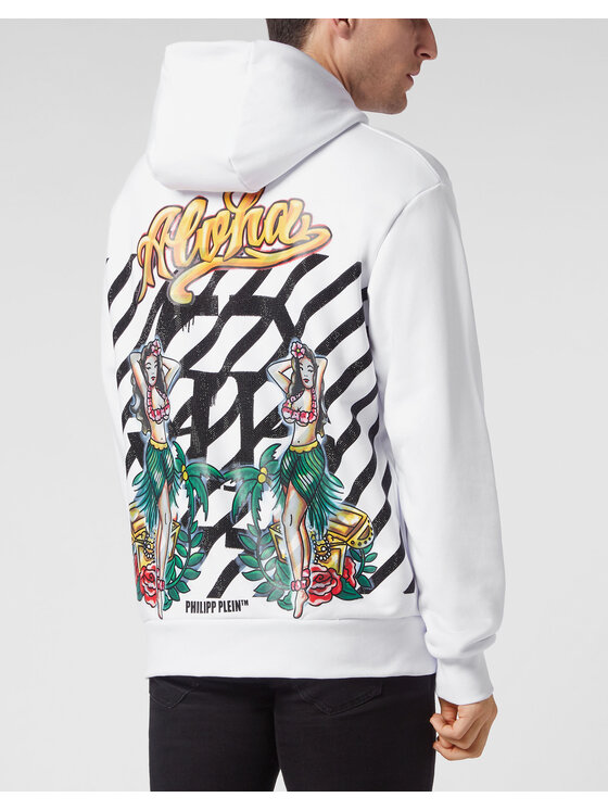 PHILIPP PLEIN PHILIPP PLEIN Felpa 1353 Bianco Regular Fit