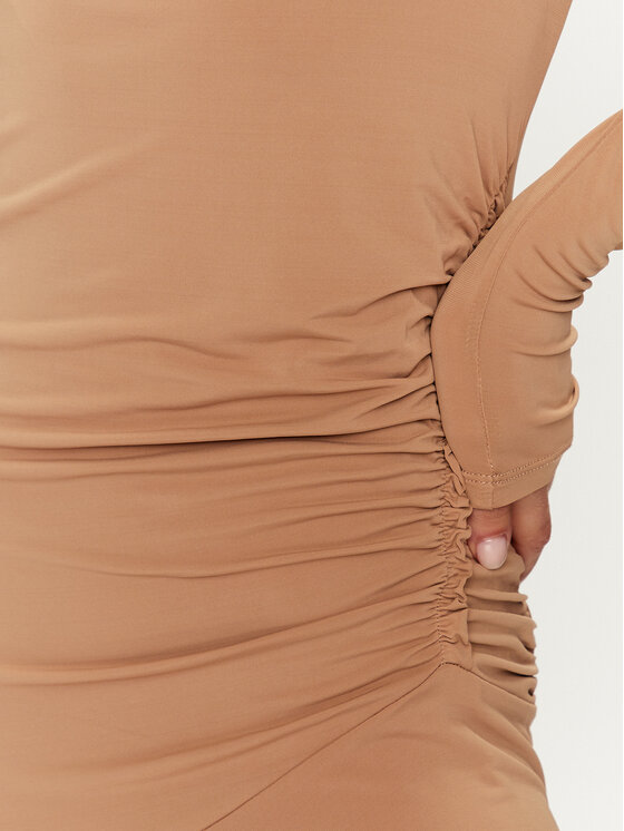 PINKO Pinko Abito da cocktail Babar 102488 A1BQ Beige Slim Fit