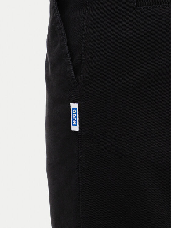HUGO HUGO Szorty materiałowe Dante242 50510605 Czarny Regular Fit