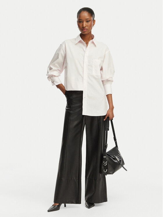 BOSS BOSS Риза Saturday 50543800 Светлорозов Oversize