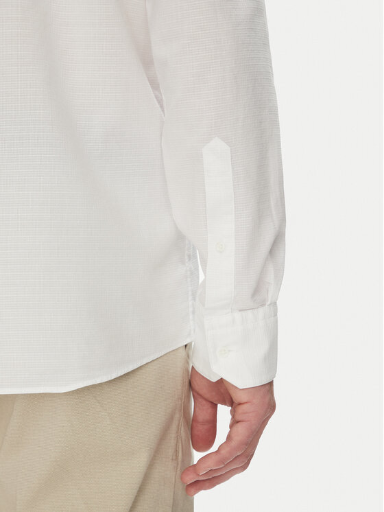 BOSS BOSS Košulja H-Joe-Standup-252 50539209 Bijela Regular Fit