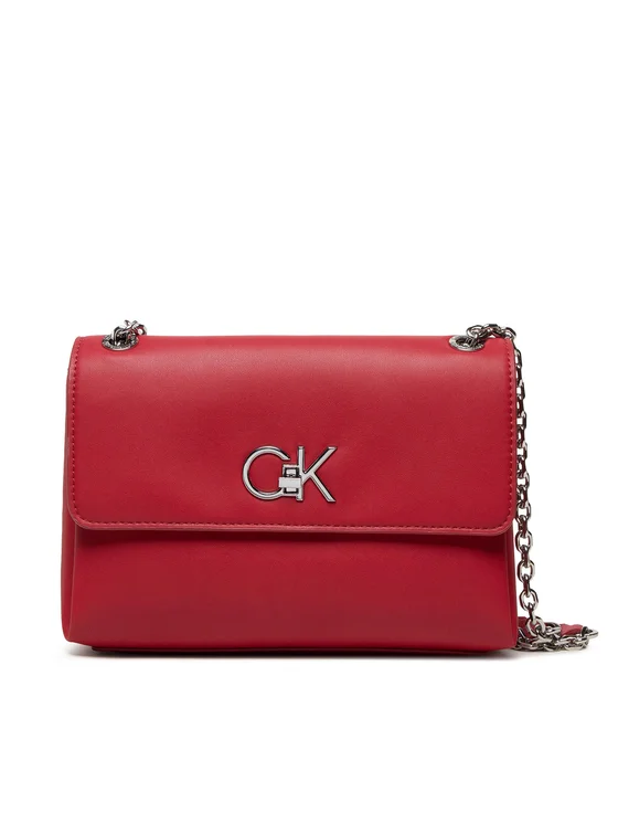 Calvin Klein Handtasche Re-Lock Ew Conv Crossbody K60K609624 Rot