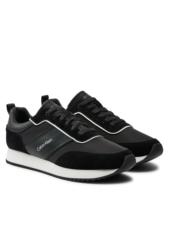 Calvin Klein Calvin Klein Αθλητικά Low Top Lace Up Mix HM0HM01554 Μαύρο