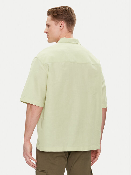Calvin Klein Jeans Calvin Klein Jeans Koszula J30J325173 Zielony Relaxed Fit