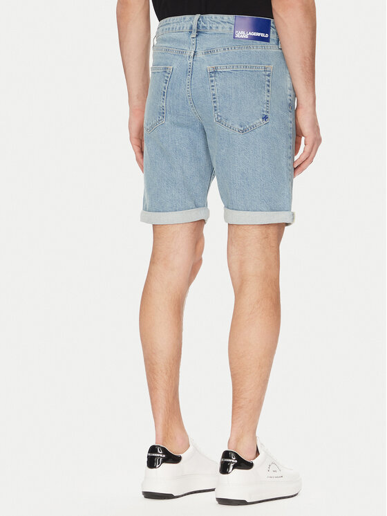 Karl Lagerfeld Jeans Karl Lagerfeld Jeans Szorty jeansowe A2M10129 Niebieski Slim Fit