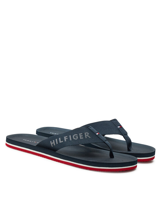 Tommy Hilfiger Tommy Hilfiger Japonke Comfort Hilfiger Beach Sandal FM0FM05341 Mornarsko modra