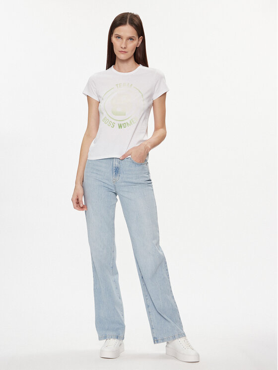 BOSS Boss T-shirt 50514738 Bijela Regular Fit