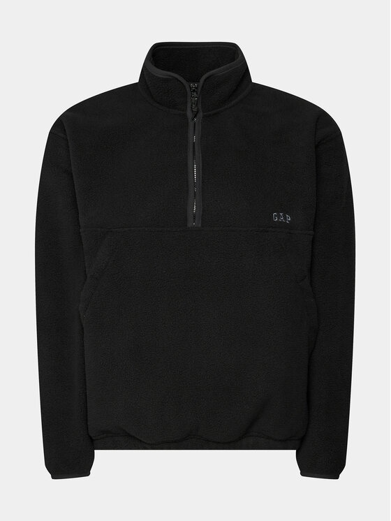 Gap Gap Felpa di pile 811303-04 Nero Regular Fit
