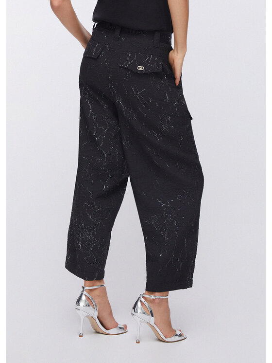 Liu Jo Liu Jo Pantaloni di tessuto TA6179TS11822222 Nero Regular Fit