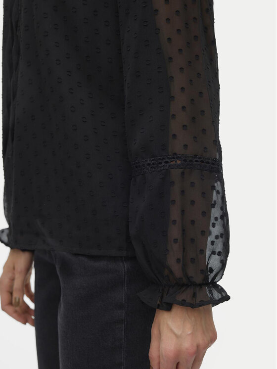 Vero Moda Vero Moda Bluse Leah 10314692 Schwarz Regular Fit