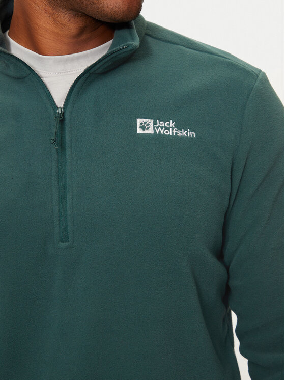 Jack Wolfskin Jack Wolfskin Flis Taunus 1709522 Zelena Regular Fit