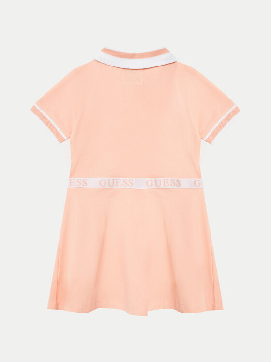 Guess Guess Kleid für den Alltag K5RK12 K7O64 Orange Regular Fit