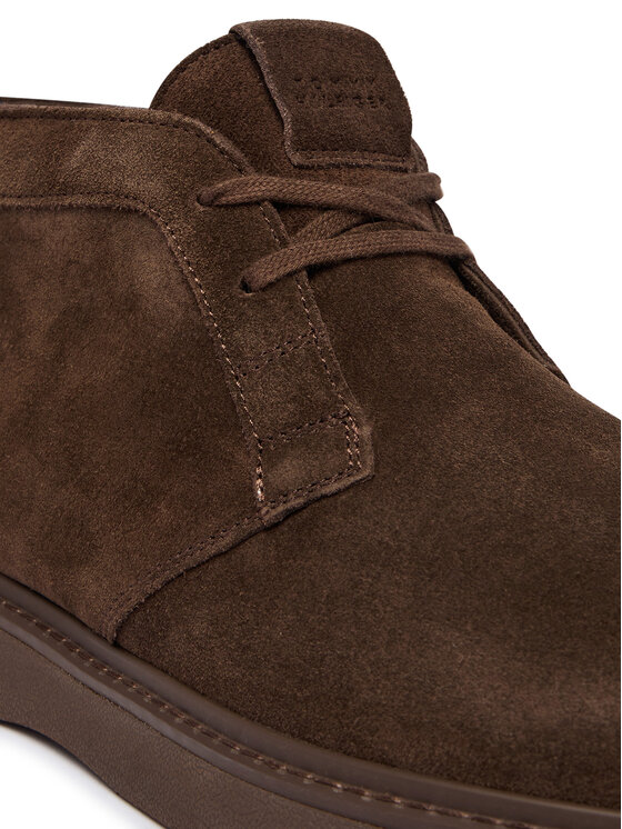 Tommy Hilfiger Tommy Hilfiger Schnürschuhe Comfort Suede Chukka FM0FM06074 Braun