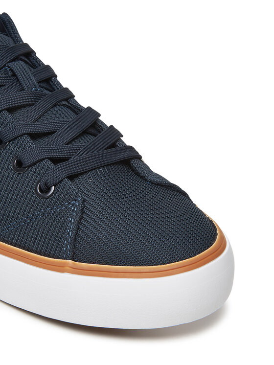 Tommy Hilfiger Tommy Hilfiger Sneakersy Th Hi Vulc Core Low Ii Mesh FM0FM05513 Granatowy