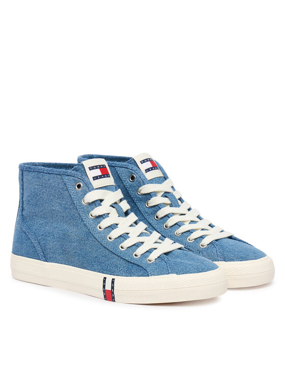 Tommy Jeans Tommy Jeans Sneakers Archive Y2K Denim Mid Cut EN0EN03075 Albastru