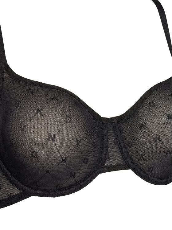 DKNY DKNY Podprsenka s kosticami DK4039 Čierna