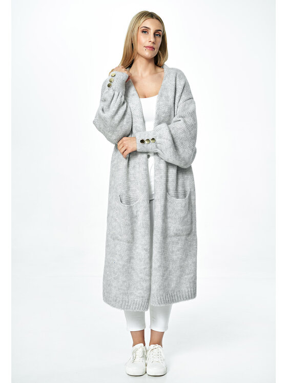 FIGL FIGLFIGL Maglione M889 Grigio Oversize