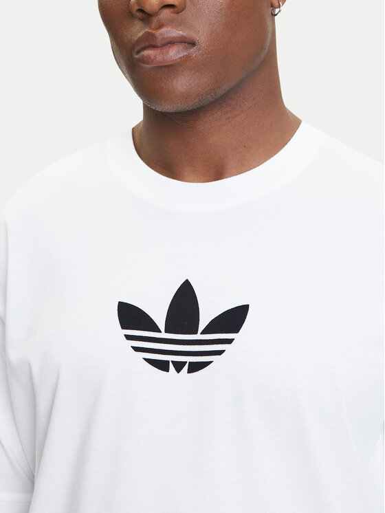 adidas adidas T-Shirt adicolor 2000s Cali JX1515 Bílá Loose Fit
