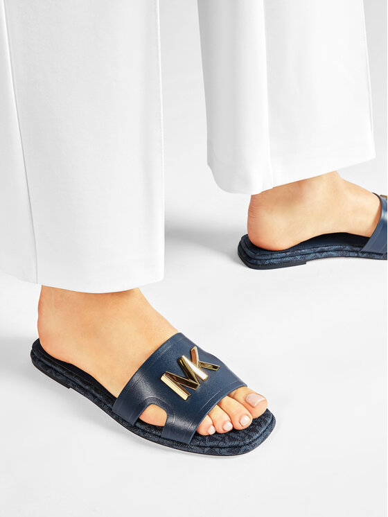 MICHAEL Michael Kors Klapki Kippy Slide 40S1KPFA2L Granatowy | Modivo.pl