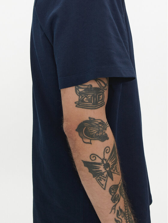 Wrangler Wrangler T-Shirt Logo 112350524 Tmavomodrá Regular Fit