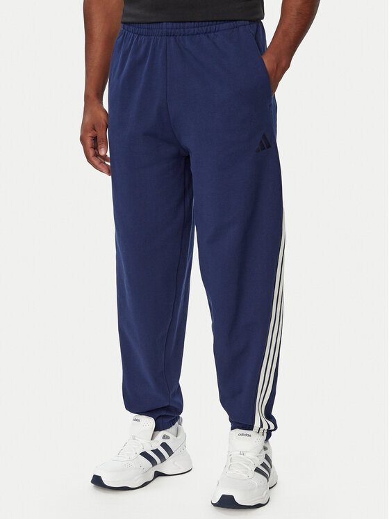 adidas adidas Спортивні штани Adidas Kit 3-Stripes Regular Cuffed KW2365 Голубий Regular Fit
