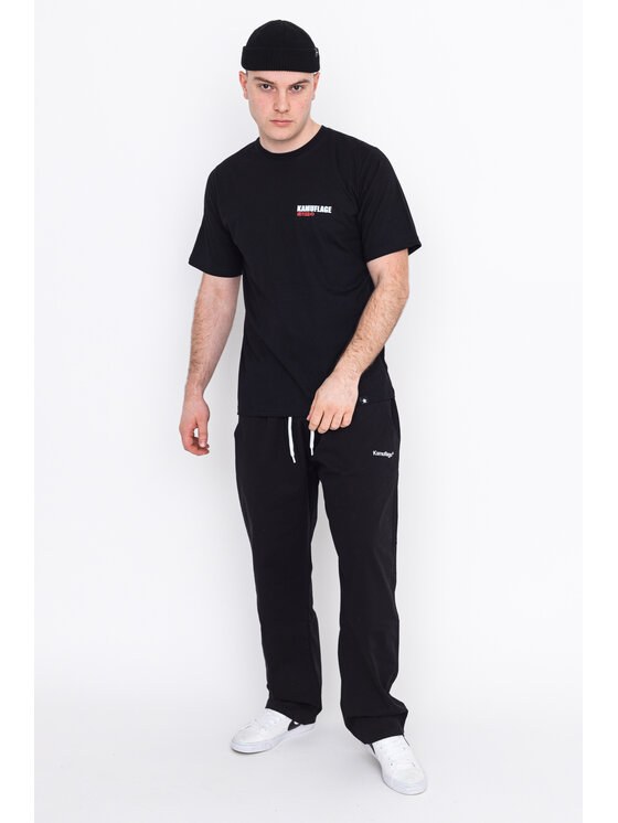 Kamuflage Kamuflage T-Shirt 2JZ Czarny Relaxed Fit