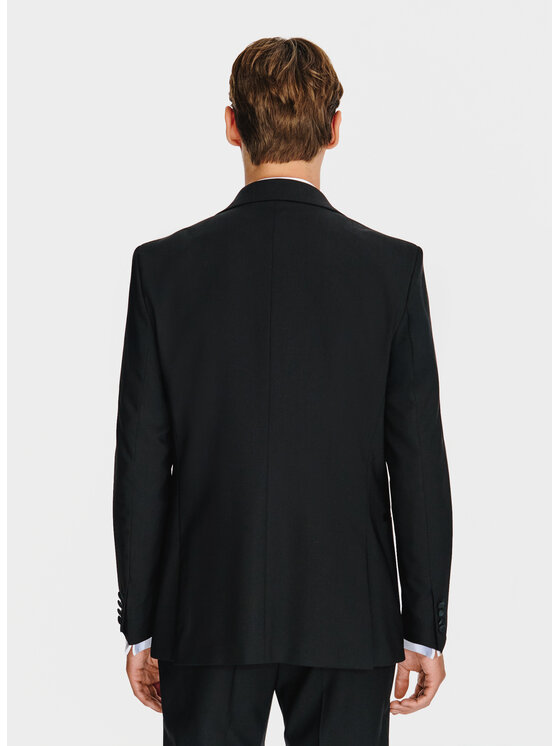 Pako Lorente Pako Lorente Marynarka P26SP-3S-001 Czarny Slim Fit
