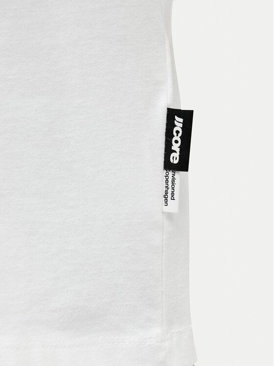 Jack & Jones Jack & Jones T-shirt Club Badge 12295036 Bianco Regular Fit