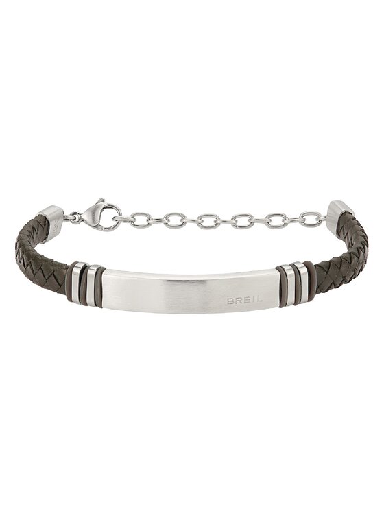 Breil Breil Bracciale LEATHER TWINE Verde