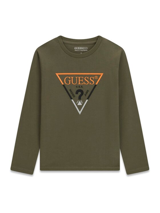 Guess Kids Guess Kids T-Shirt 185356 Zelená Classic Fit
