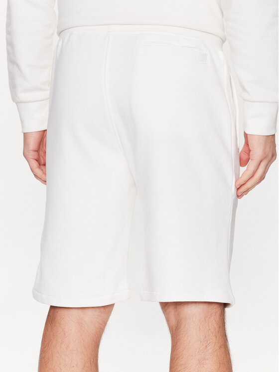 Guess Guess Pantaloni scurți sport Aldwin Z2YD04 KAIJ1 Alb Slim Fit