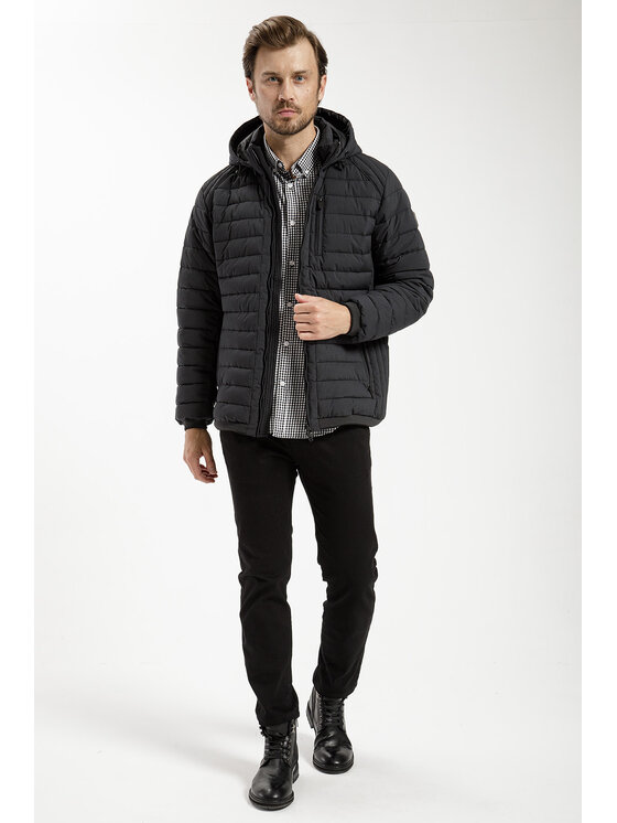 Cross Jeans Cross Jeans Koszula 35551-020 Czarny Regular Fit