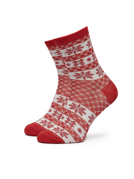 Pieces Pieces 2er-Set hohe Damensocken Jia 17143032 Bunt