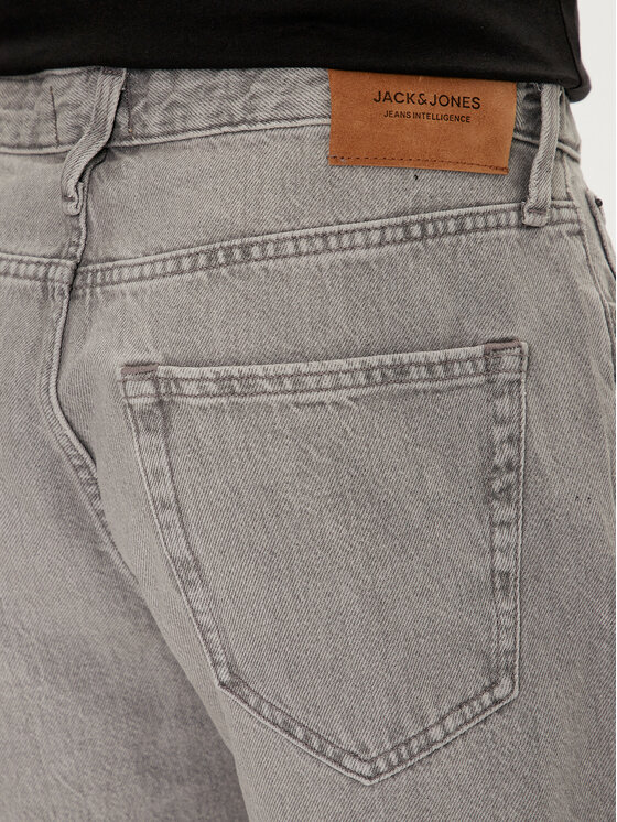 Jack&Jones Jack&Jones Jeans kratke hlače Jjichris 12253755 Siva Relaxed Fit