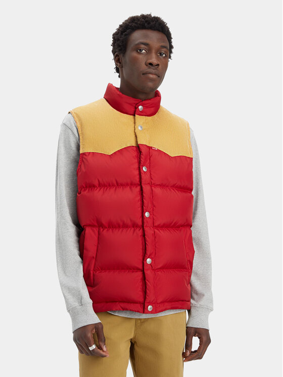 Levi's® Levi's® Елек Western Super Puffer A5634-0003 Червен Regular Fit