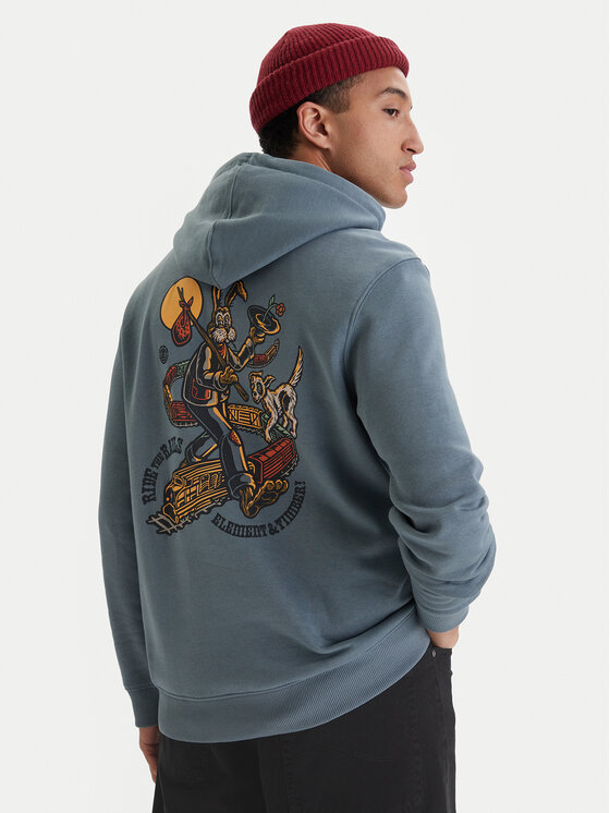 Element Element Світшот Timber On Track Po ELYSF00316 Голубий Regular Fit