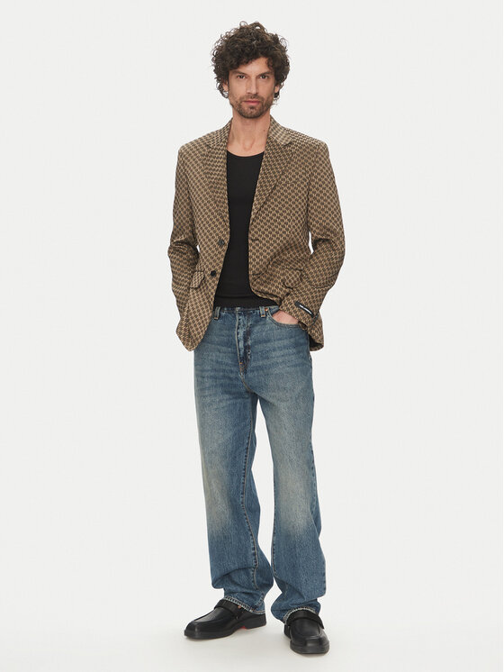 KARL LAGERFELD KARL LAGERFELD Sakoi 155106 552115 Smeđa Slim Fit