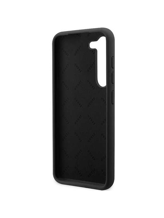 Guess Guess Etui na telefon Silicone Vintage Czarny