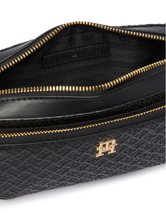 Tommy Hilfiger Tommy Hilfiger Ročna torba Th Daily Camera Bag Mono AW0AW18414 Črna