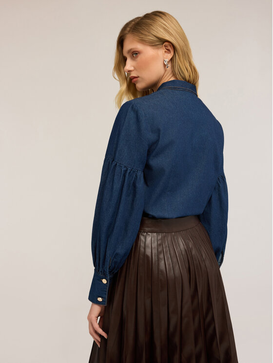 Motivi Motivi Koszula 5453Q000854N034 Niebieski Regular Fit