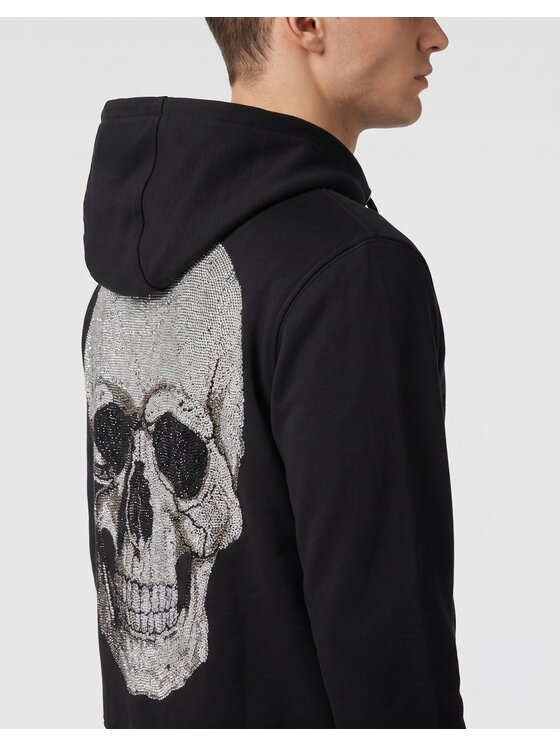 PHILIPP PLEIN PHILIPP PLEIN Bluza 31707 Czarny Athletic Fit