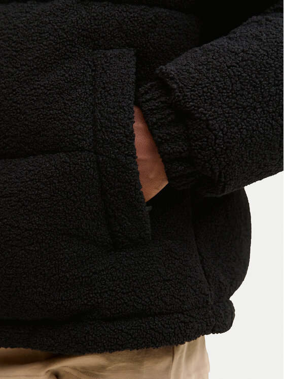 Jack & Jones Jack & Jones Zimní bunda Flare Teddy 12286050 Černá Regular Fit