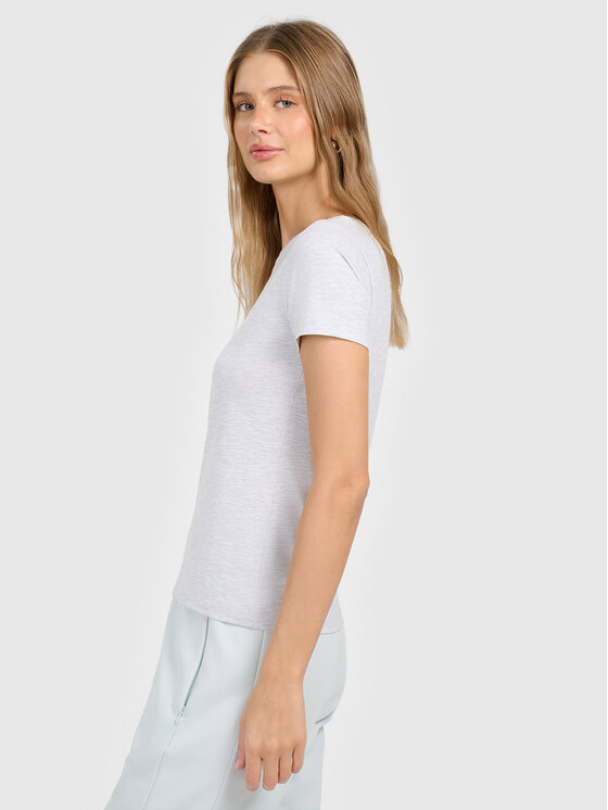 4F 4F T-Shirt NOS Szary jasny Slim Fit