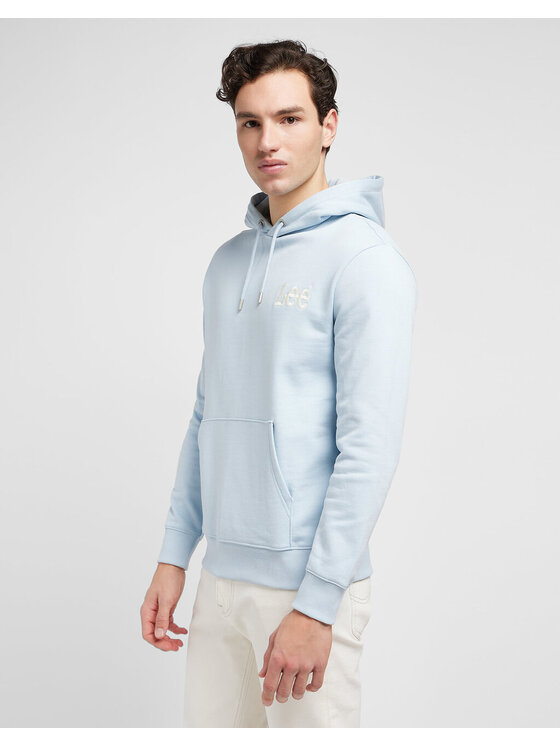 Lee Lee Bluza CORE HOODIE Niebieski Regular Fit