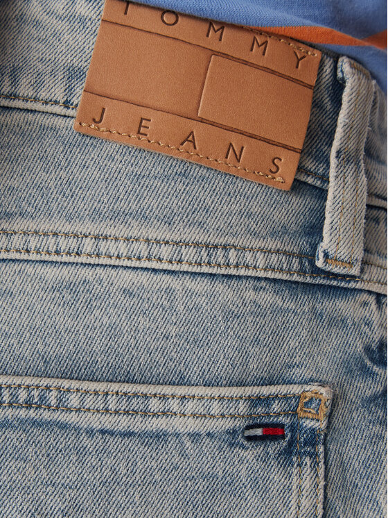 Tommy Jeans Tommy Jeans Jeans kratke hlače Ronnie DM0DM22978 Svetlo modra Slim Fit