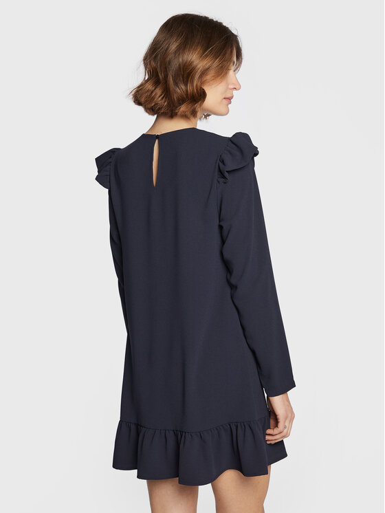 Pepe Jeans Pepe Jeans Kokteilinė suknelė Dorothy PL953123 Tamsiai mėlyna Regular Fit