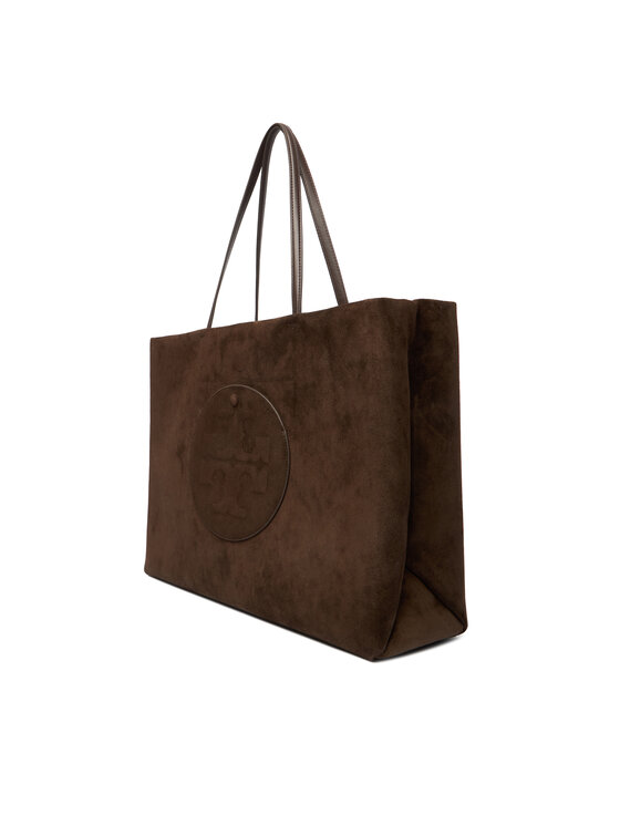 Tory Burch Tory Burch Kabelka Ella Suede Tote 170980 Hnedá