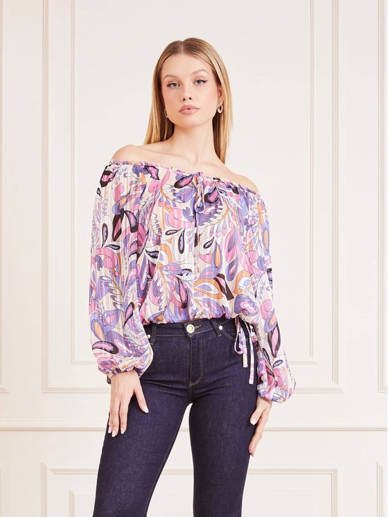 Guess Guess Τοπ 163487 Ροζ Classic Fit