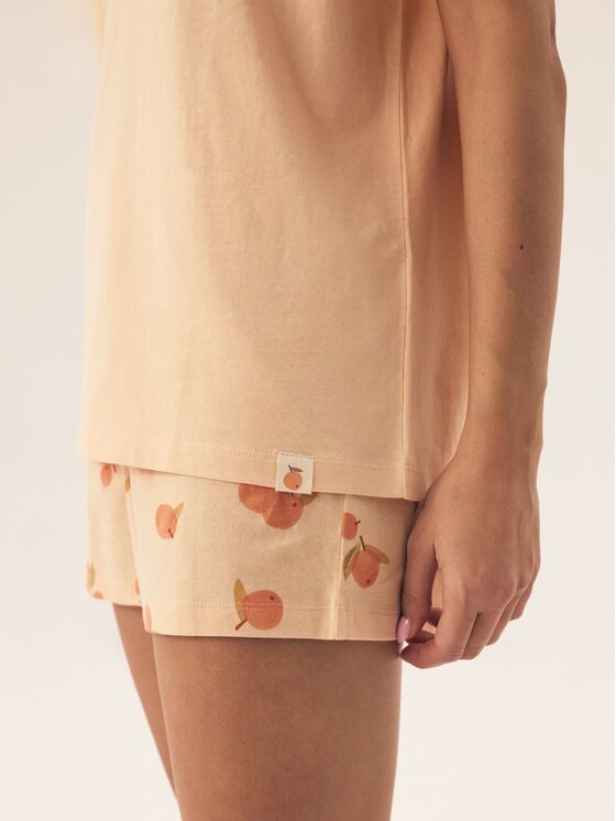 Henderson Henderson Piżama 42684 Pomarańczowy Regular Fit