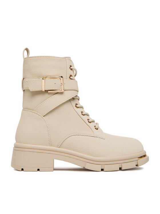 DeeZee DeeZee Schnürschuhe 60187-1 Écru